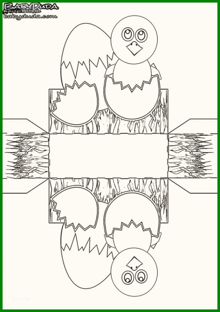 Osterkörbchen Selber Basteln Vorlage - Vorlage Ideen