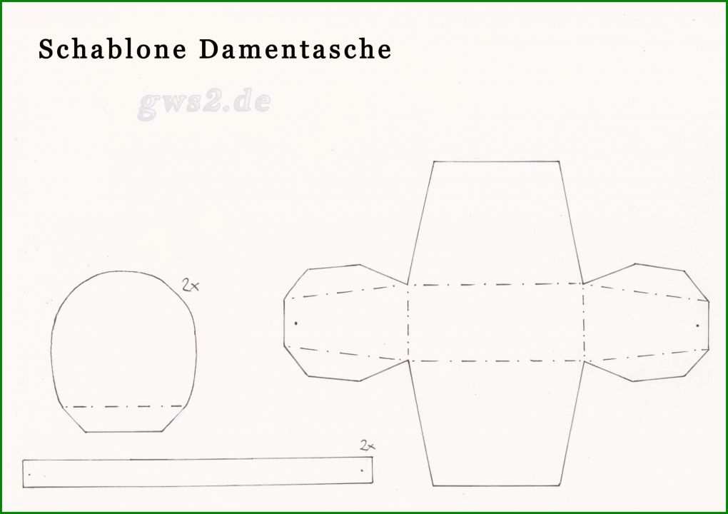 Süße Papierhandtasche Als Dekoration Teil Der Papier Handtasche Basteln Vorlage