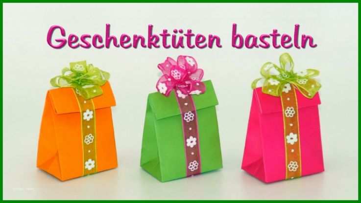 Basteln Mit Papier Papiertüten Geschenktüten Falten Teil Der Papiertasche-basteln Vorlage