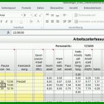 Beste Excel Vorlage Zeiterfassung Mitarbeiter 861x474