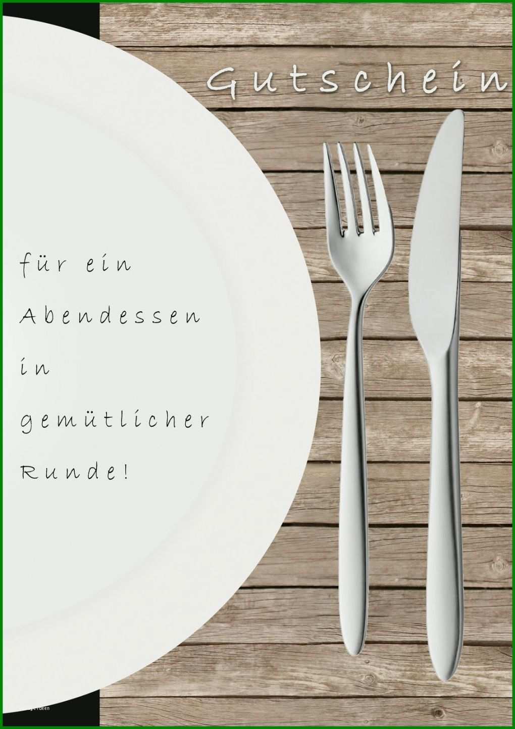 Rühren Gutschein Mittagessen Vorlage 1131x1600