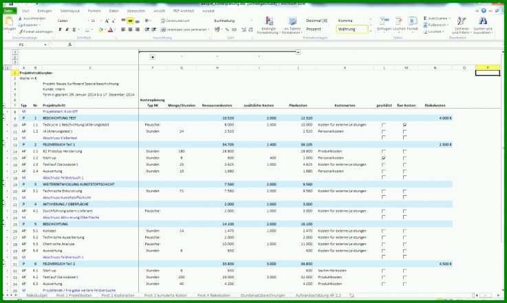 Ausnahmsweise 17 soll ist Vergleich Excel Vorlage ...