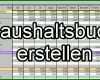 Sensationell Vorlage Haushaltsbuch 1280x720