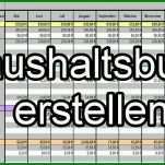 Sensationell Vorlage Haushaltsbuch 1280x720