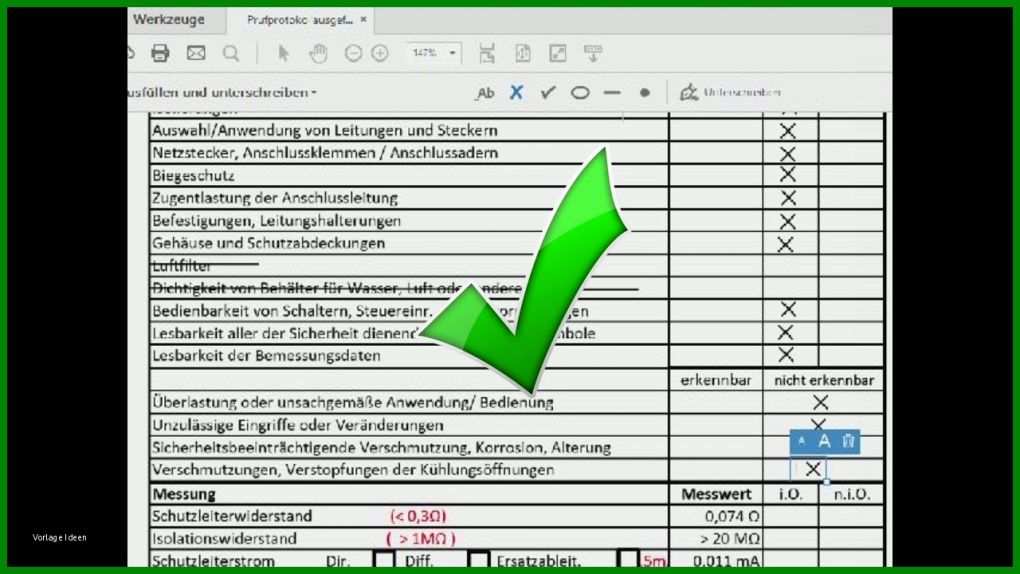 Staffelung Errichterbescheinigung Elektro Vorlage 1280x720