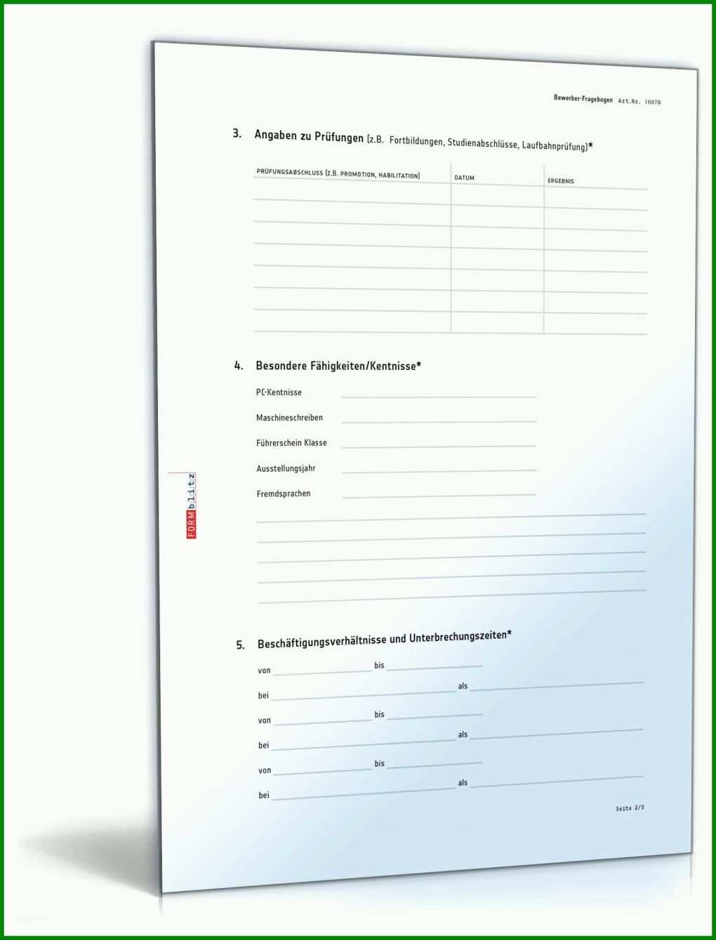 Phänomenal Fragebogen Erstellen Vorlage 1600x2100