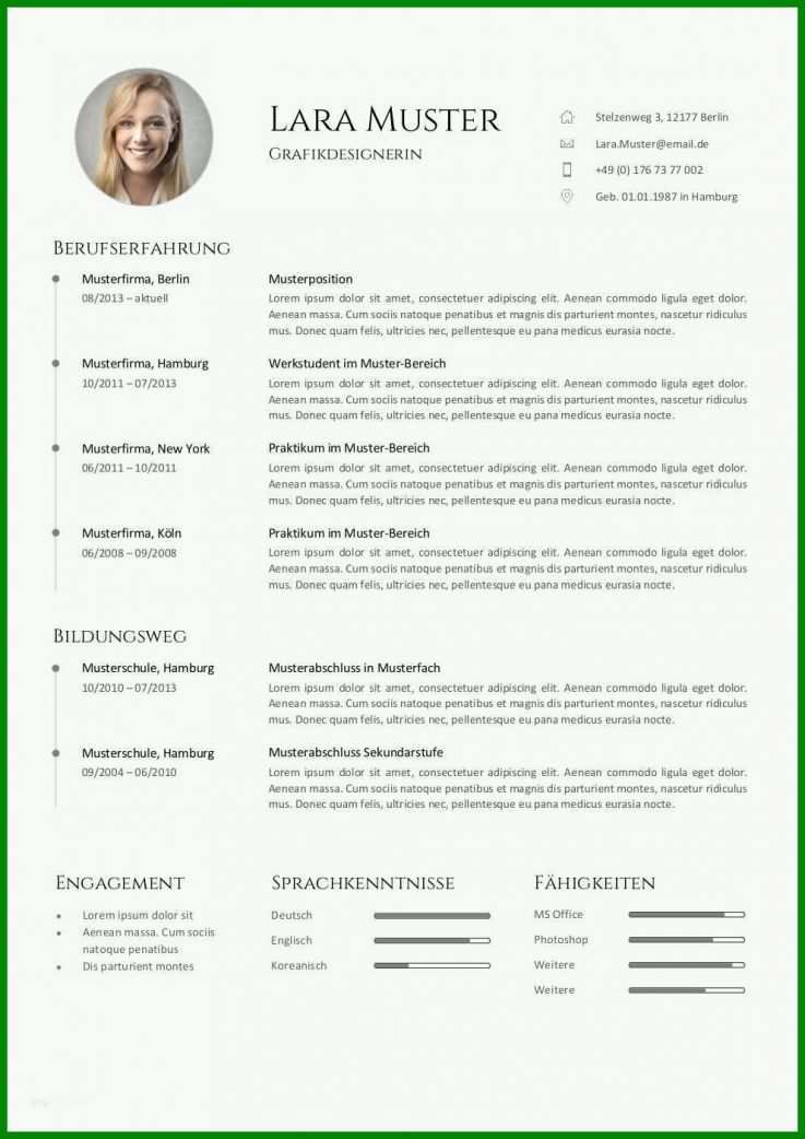 Fabelhaft One Pager Vorlage 992x1403