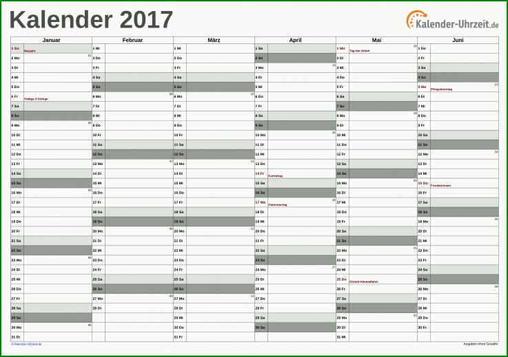 Ungewöhnlich Vorlage Kalender 2017 3200x2254