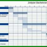 Angepasst Zeitplan Bachelorarbeit Vorlage 800x398