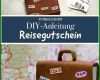 Diy Anleitung Reisegutschein Basten Mit Koffer Teil Der Reisegutschein Basteln Vorlage