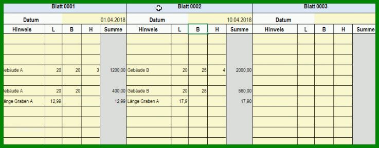 Phänomenal Aufmaß Vorlage Maler 949x371