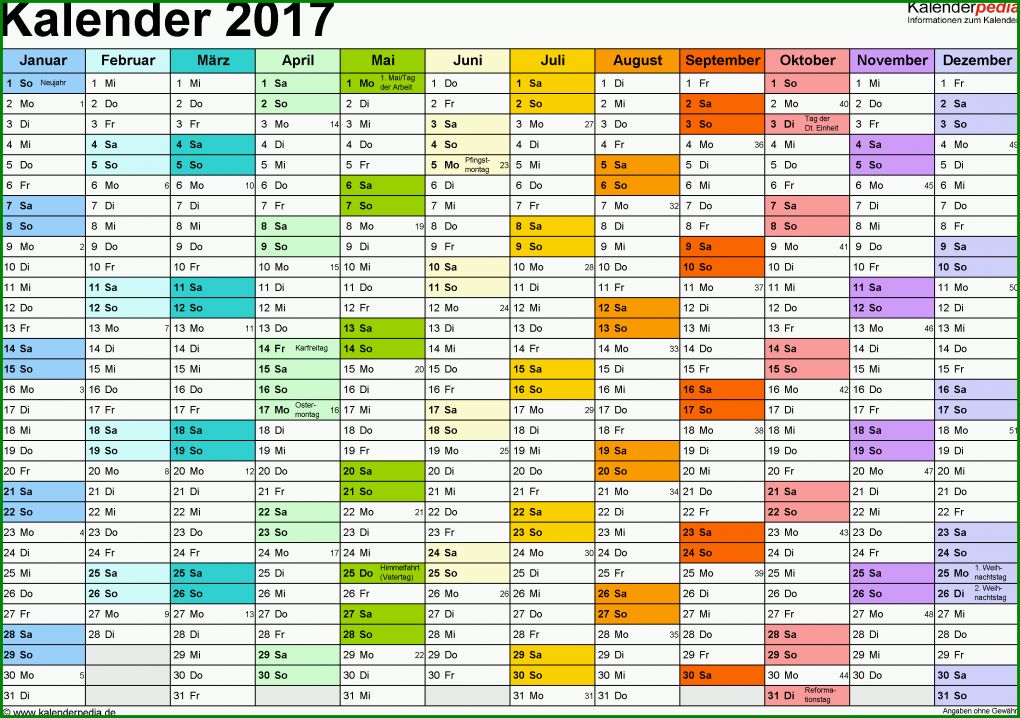 Perfekt Vorlage Kalender 2017 3147x2216