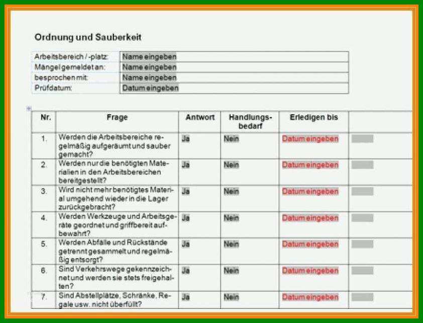 Auffällig Checkliste Vorlage Word Einarbeitungsplan ...