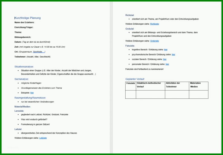 Einzigartig Situationsanalyse Kindergarten Vorlage 1305x912