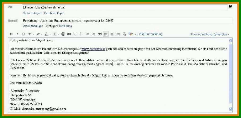 Ausgezeichnet Vorlage Email 1066x522