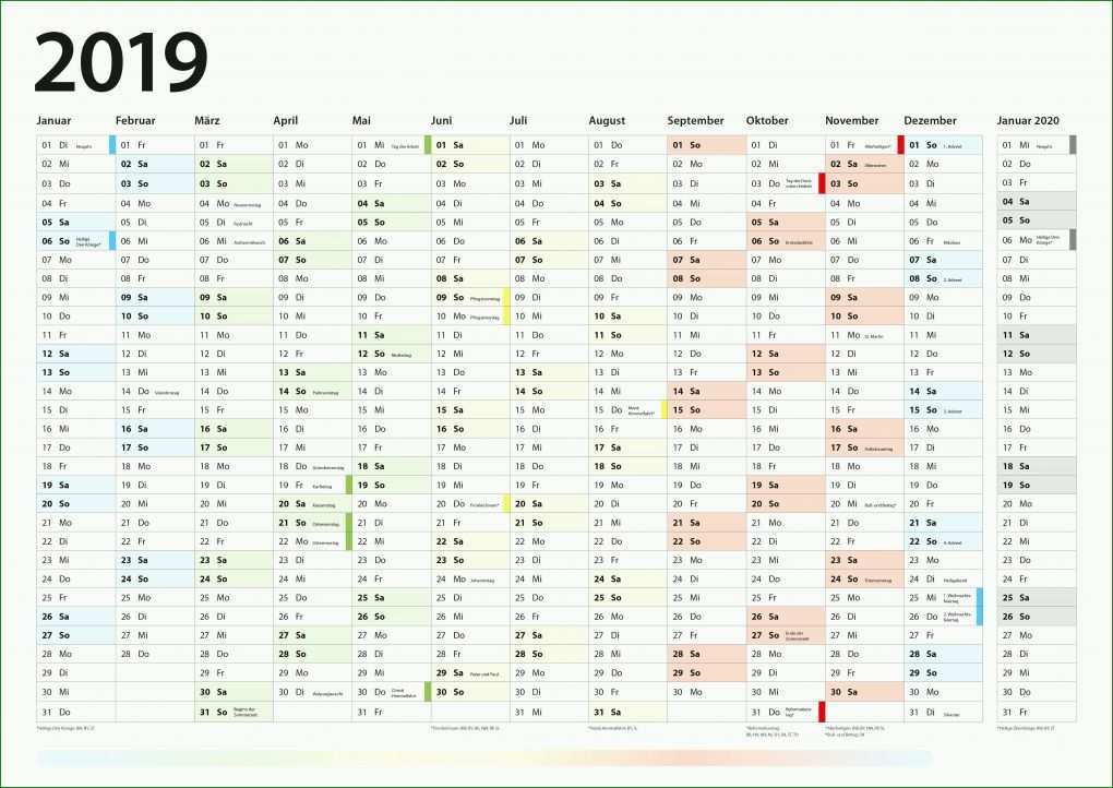 Ausgezeichnet Wandkalender 2019 Vorlage 10004x7086