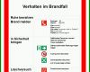 Faszinieren Brandschutzordnung Teil A Vorlage 793x1122