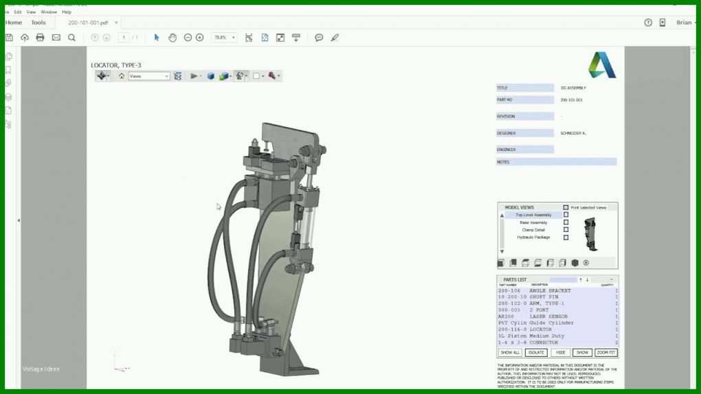 Wunderschönen Inventor 3d Pdf Vorlage Erstellen 1280x720