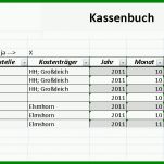 Einzahl Kassen Vorlage Excel 771x524