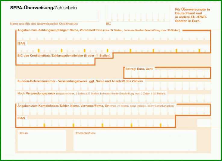 Unvergesslich Sepa überweisung Vorlage Kostenlos 1805x1313