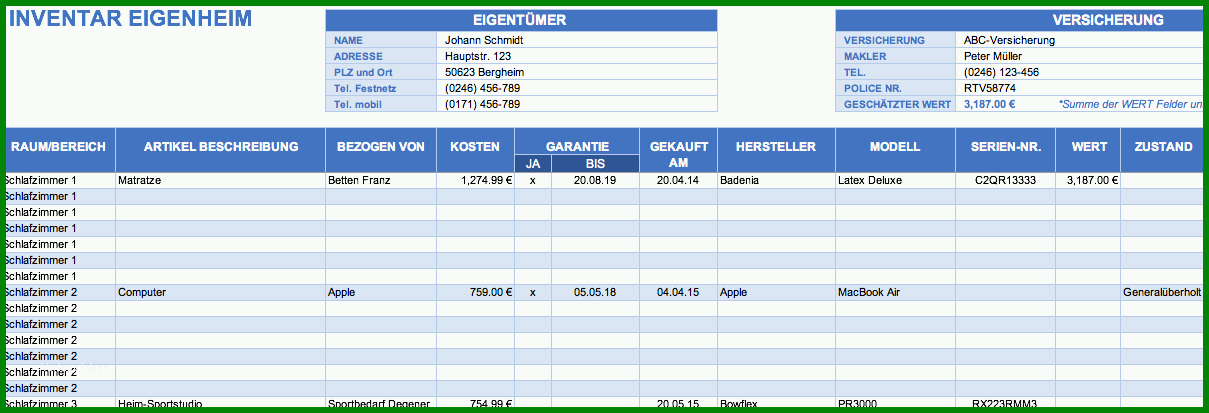 Am Beliebtesten Kostenlose Excel Inventar Vorlagen 843349