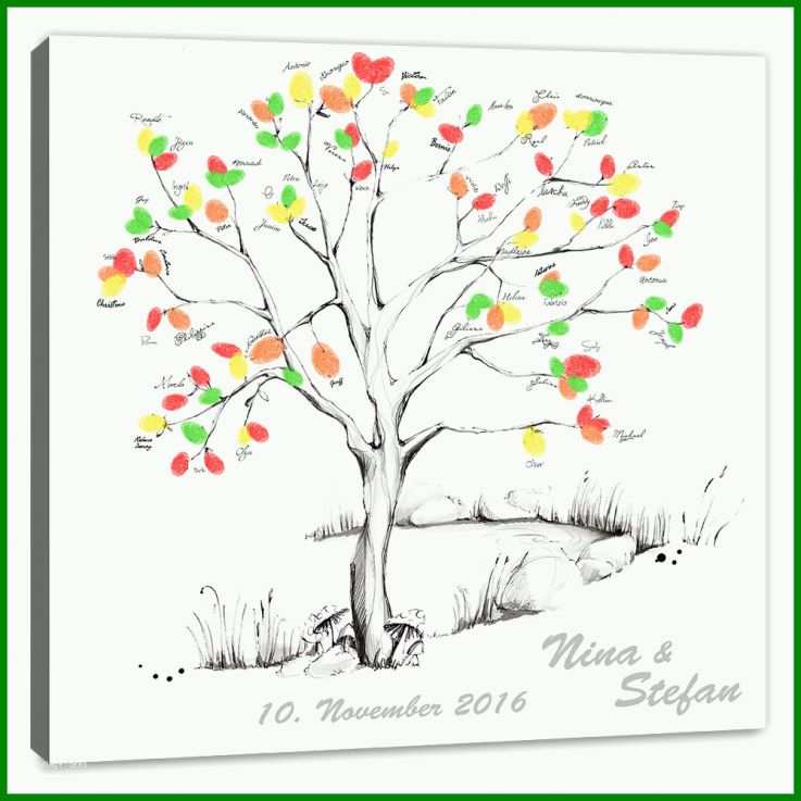 Unvergesslich Wedding Tree Vorlage 1000x1000