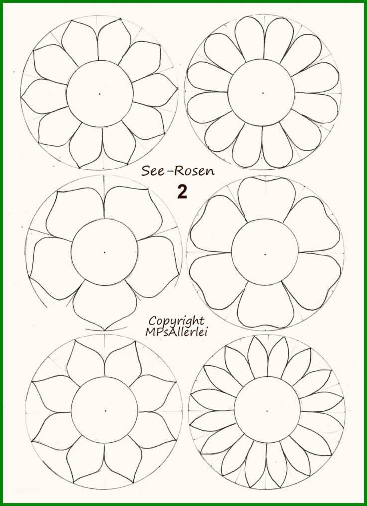 Mps Allerlei Ausdruckvorlage Seerosen 2 Teil Der Seerose Basteln Vorlage