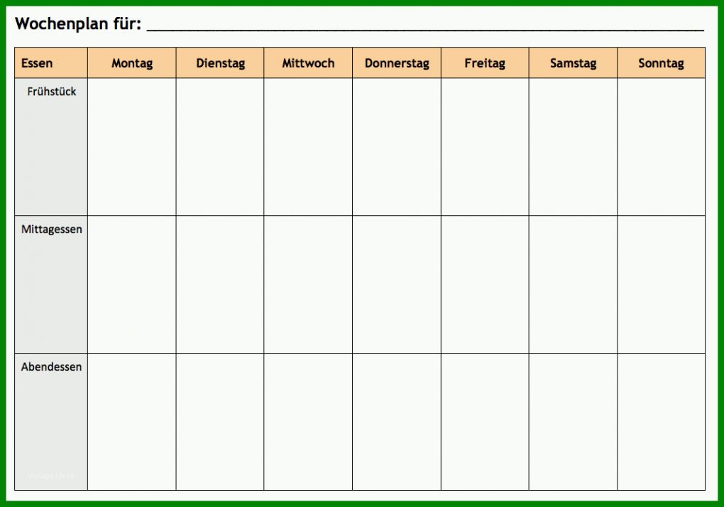 Beeindruckend Ernährungsplan Erstellen Vorlage 1063x744