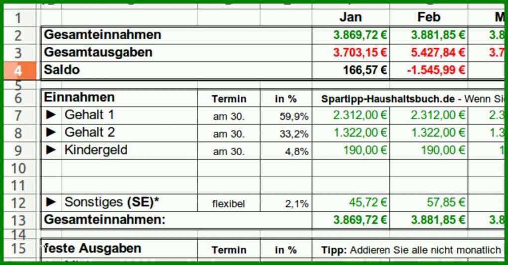 Limitierte Auflage Excel Vorlage Haushaltsbuch 1200x627