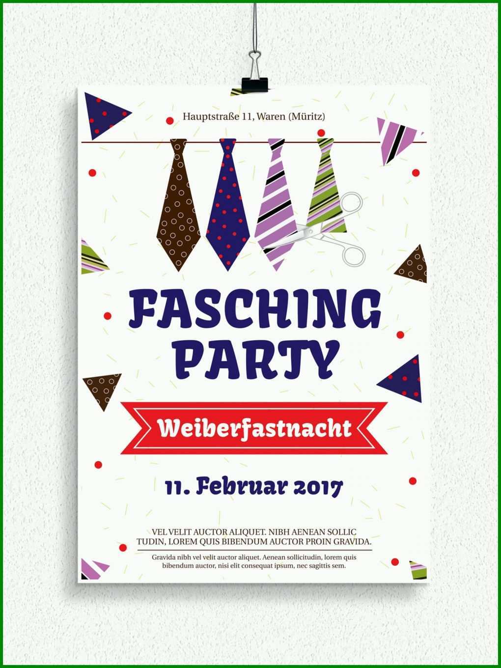 Auffällig Fasching Plakat Vorlage Kostenlos 1500x2000