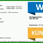 Auffällig Kündigung Versicherung Vorlage Word 970x450