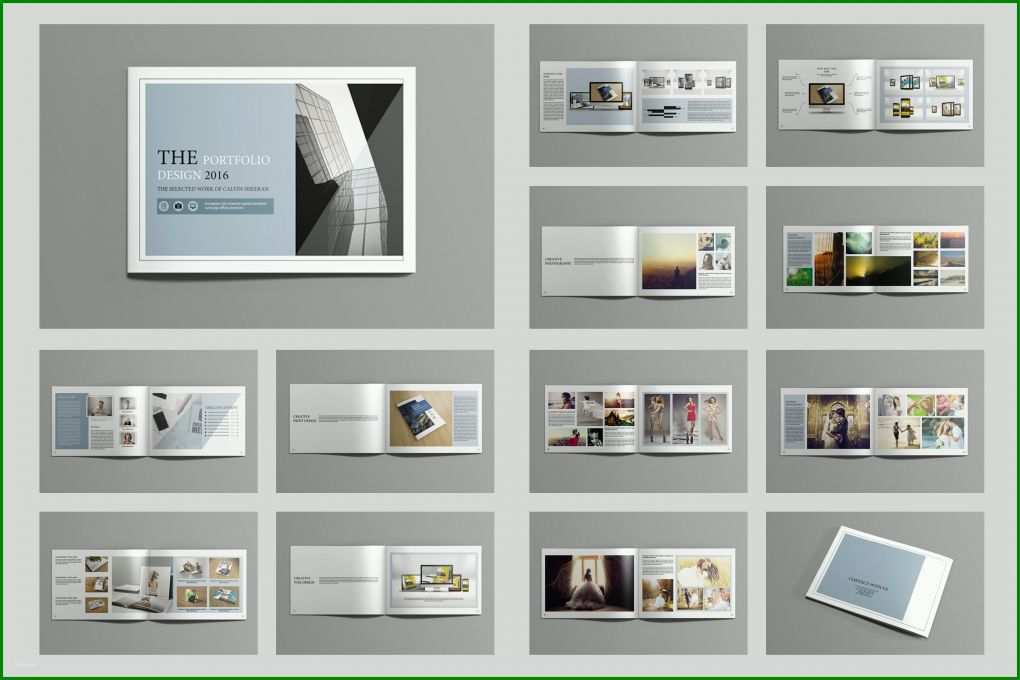 Faszinieren Portfolio Vorlage Indesign 3000x2000