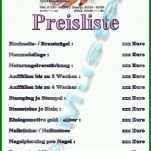 Empfohlen Preisliste Vorlage 723x1024