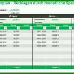 Moderne Sparplan Vorlage 702x452