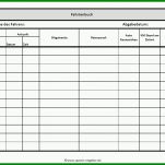 Neue Version Fahrtenbuch Xls Vorlage 1152x807