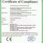 Empfohlen Certificate Of Compliance Vorlage 1168x1648