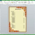 Spektakulär Speisekarte Vorlage Openoffice 750x730