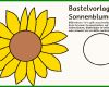 Basteln Im sommer sonnenblume – Werkelwald Teil Der sonnenblumen Basteln Vorlagen