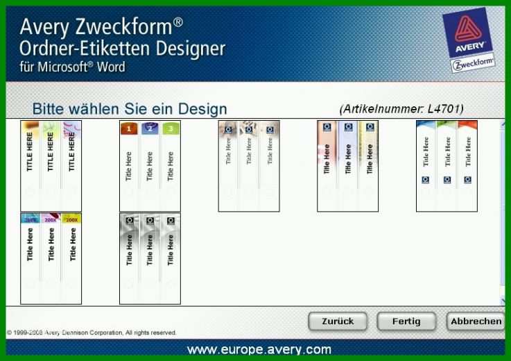 Rühren Avery Zweckform Eu Vorlagen 780x550