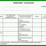 Hervorragen Gefahrstoffverzeichnis Vorlage 874x420