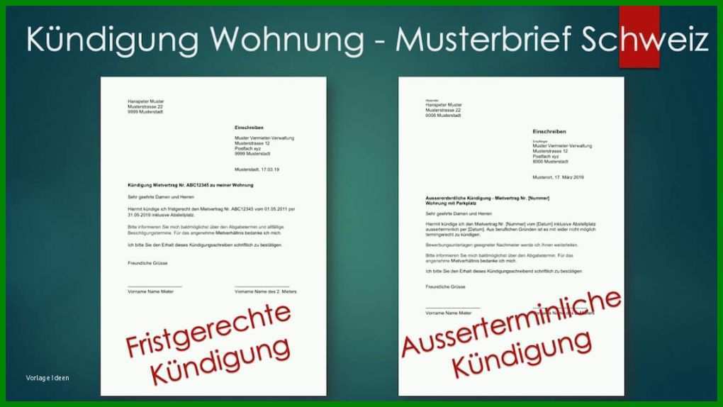 Kreativ Kündigungsschreiben Wohnung Vorlage 1138x640