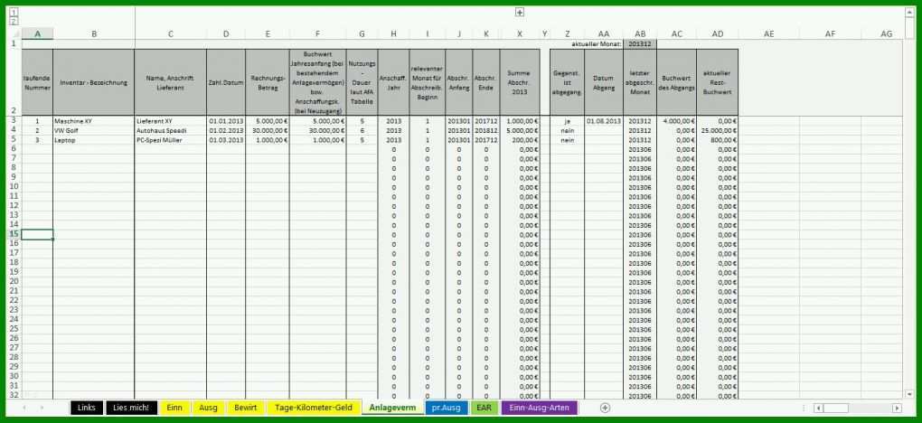 Angepasst Buchhaltung Kleingewerbe Excel Vorlage 1458x669