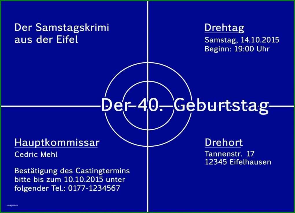 Modisch Einladungskarten Geburtstag 40 Vorlagen 1819x1311