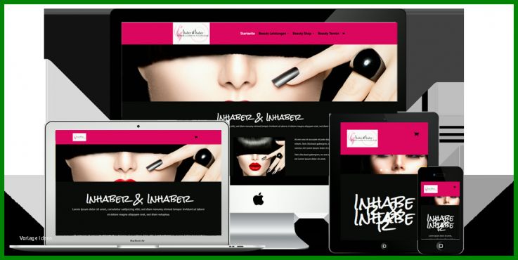 Hervorragen Friseur Homepage Vorlage 1083x544