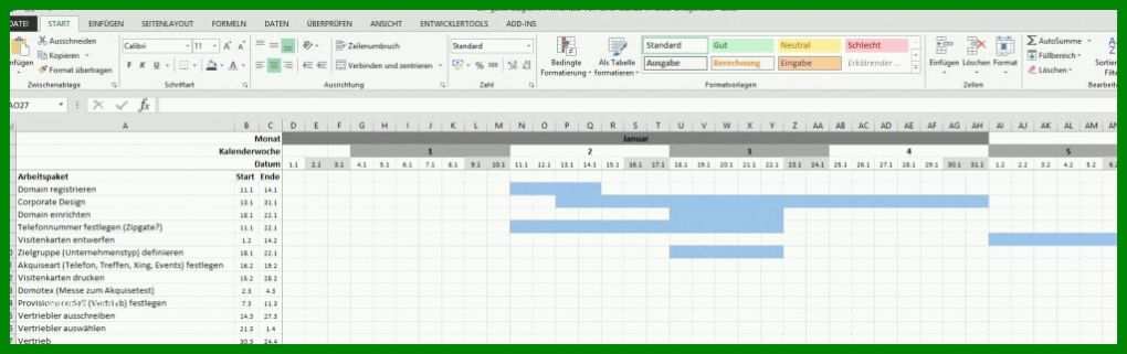 Großartig Gantt Diagramm Excel Vorlage 1024x322