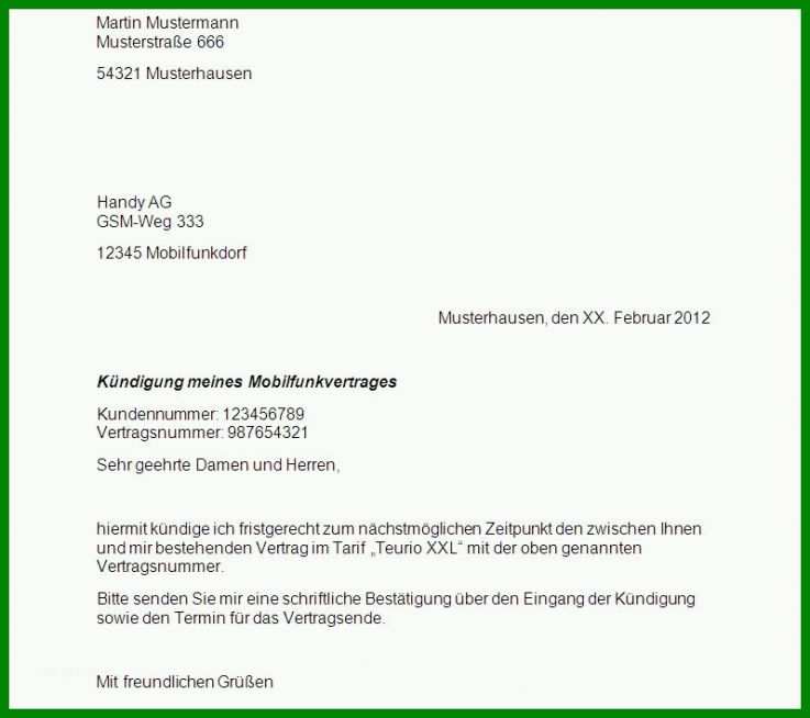 Ungewöhnlich Mobilfunkvertrag Kündigen Rufnummernmitnahme Vorlage 798x708