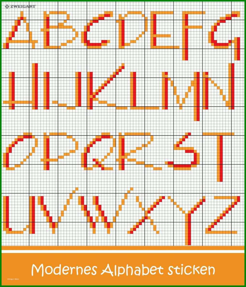 Einzigartig Sticken Alphabet Vorlage 1418x1654