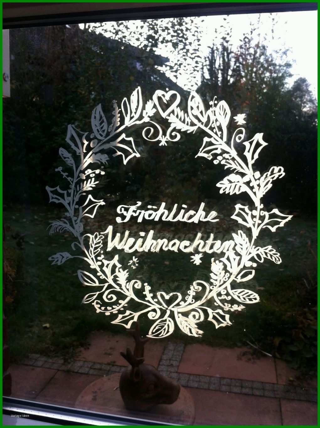 Faszinierend Vorlagen Fensterbilder Kreidemarker 1195x1600