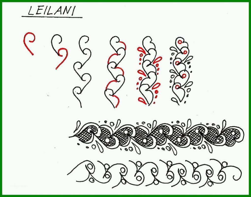 Faszinieren Zentangle Vorlagen Für Anfänger 1042x817