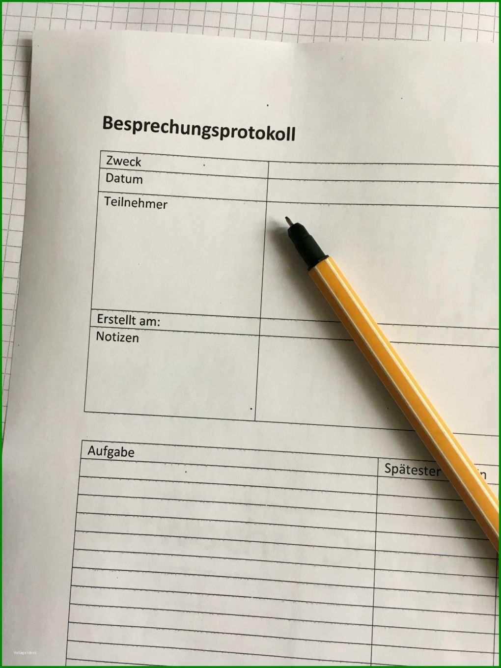 Schockieren Besprechungsprotokoll Vorlage Pdf 1500x2000